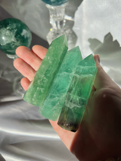 Green Fluorite Tower