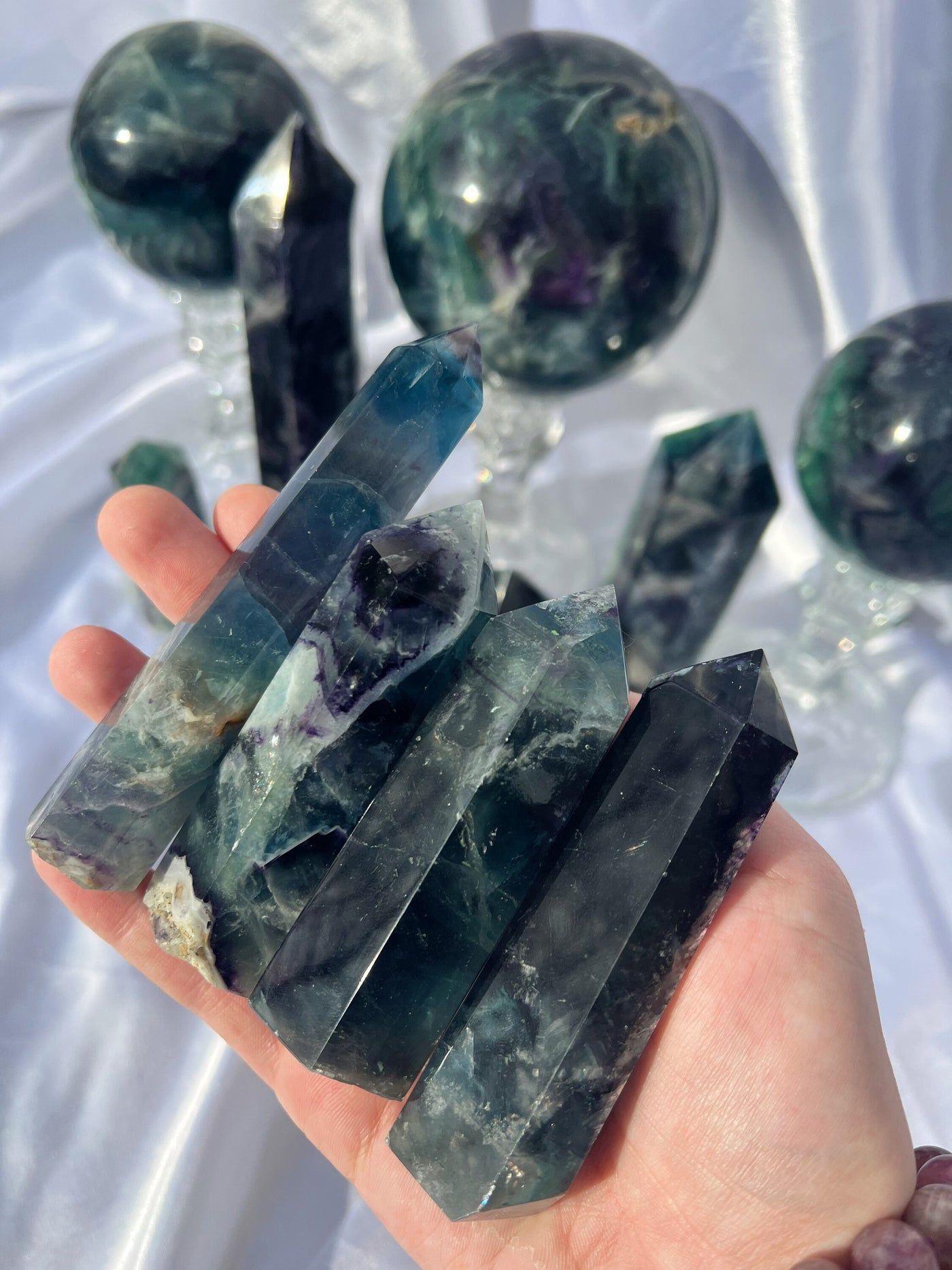 Blue Fluorite Tower