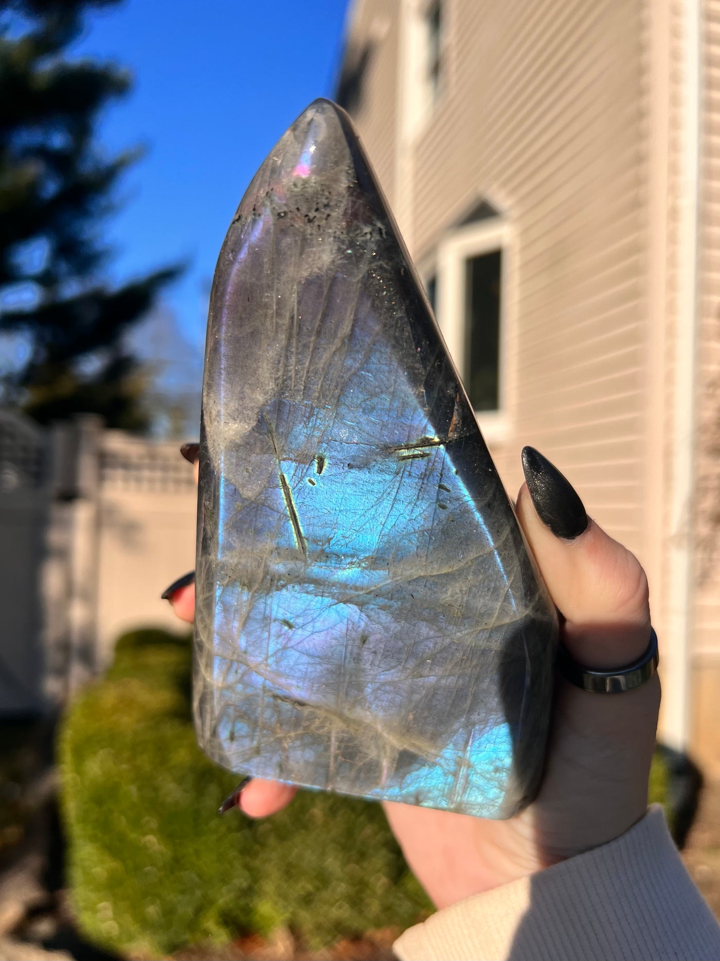 Electric Blue Labradorite Freeform