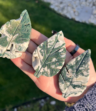 Moss Agate Leaf