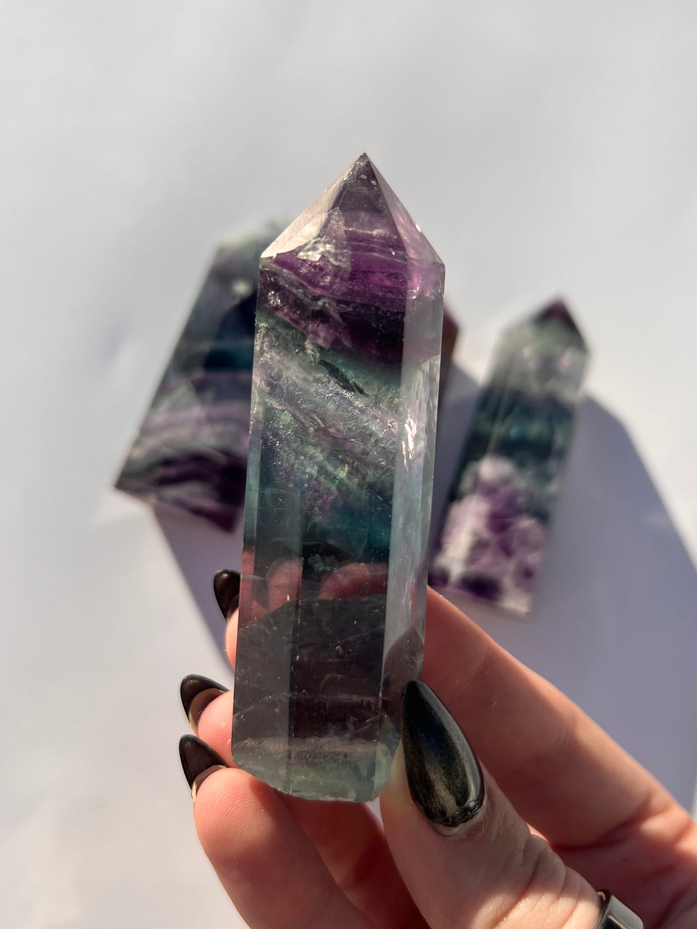 Rainbow Fluorite Towers