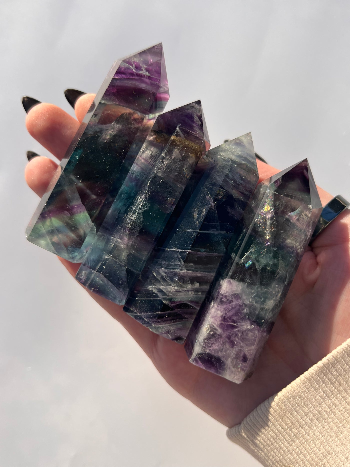 Rainbow Fluorite Towers