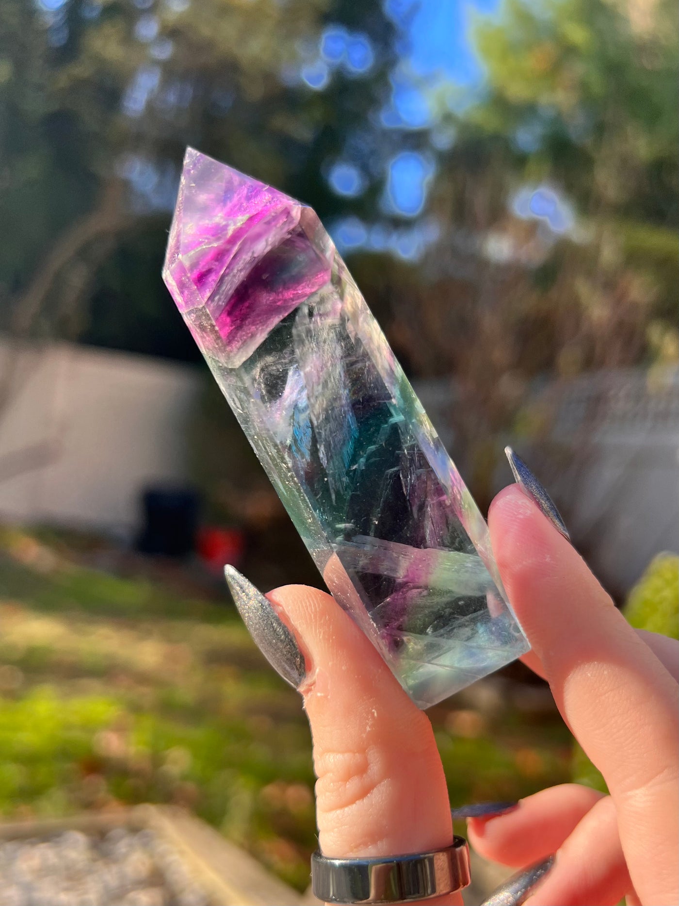 Rainbow Fluorite Towers