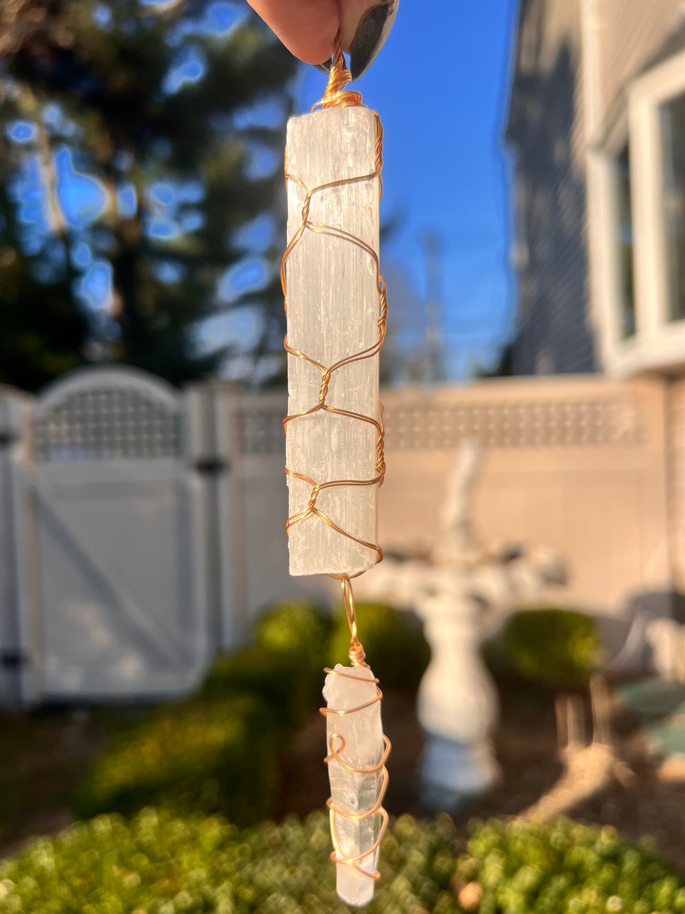 Selenite Ornament / Crystal Hanger