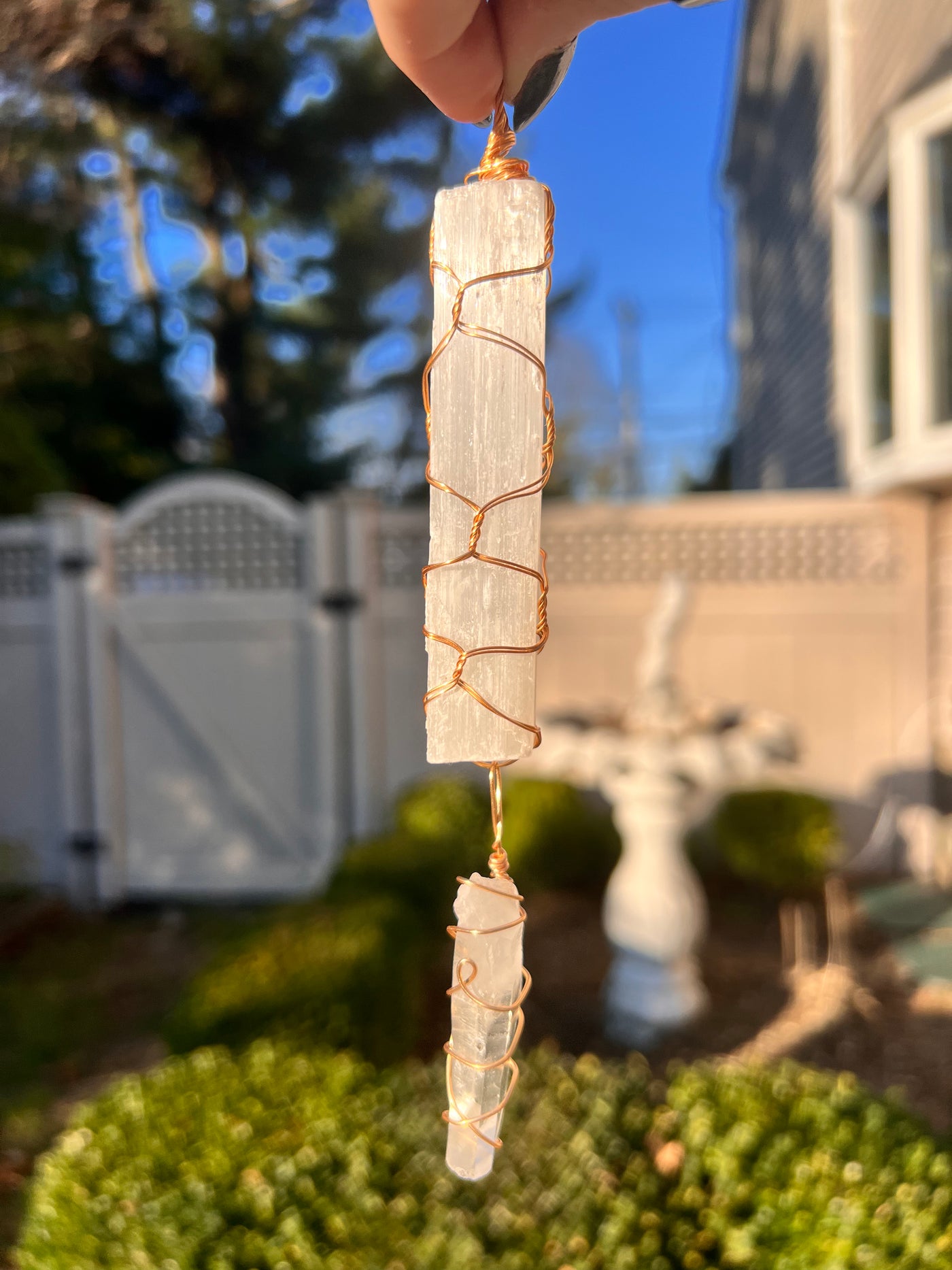 Selenite Ornament / Crystal Hanger